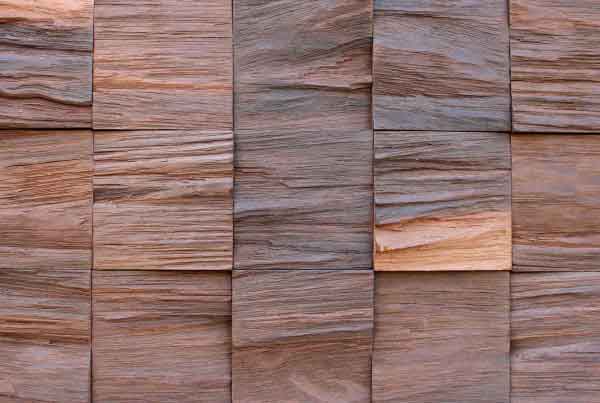Wandpaneele - Holz Eucalyptus Thermobehandelt - Sediment Wave